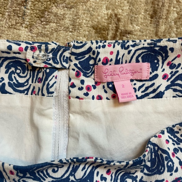 Lilly Pulitzer Marigold Skort nautical size 2 - Picture 7 of 10